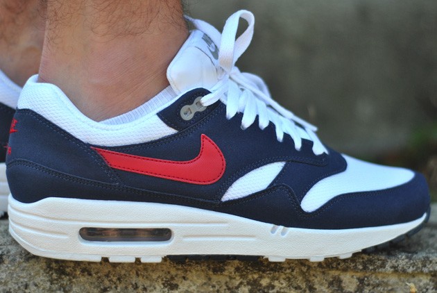 air max 1 blanche et rouge