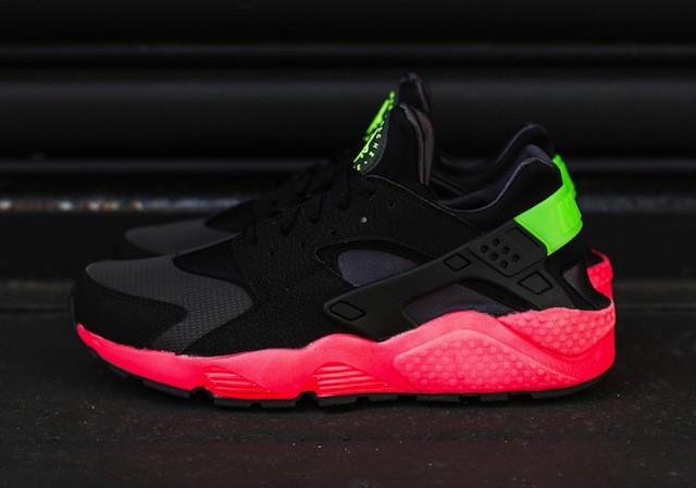 huarache noir rose