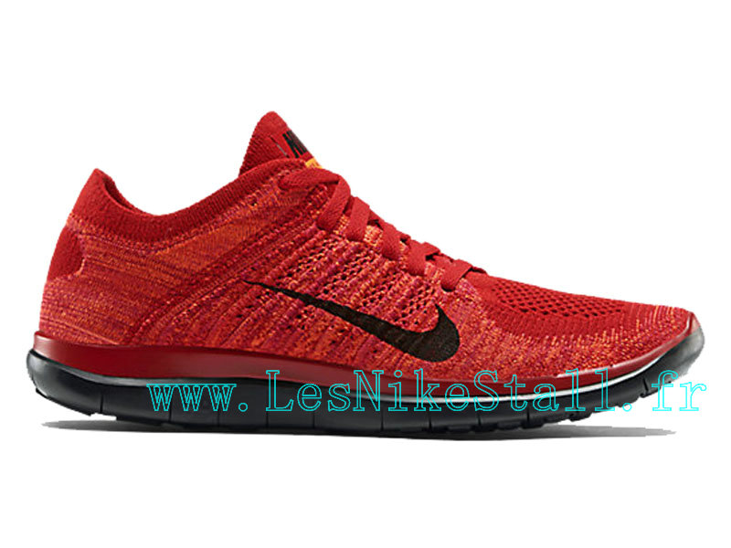 nike free 4.0 flyknit homme rouge